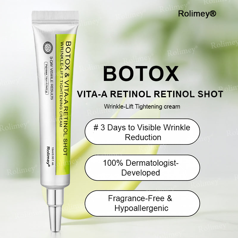 💞Made and shipped from the USA 💫Rolimey® Botox & Vita-A Retinol Shot Wrinkle-Lift Tightening cream - Last Day Promotion 70% OFF