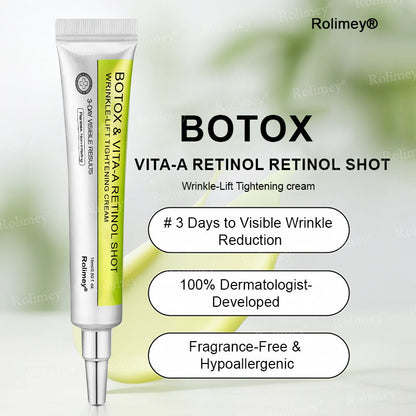 💞Made and shipped from the USA 💫Rolimey® Botox & Vita-A Retinol Shot Wrinkle-Lift Tightening cream - Last Day Promotion 70% OFF
