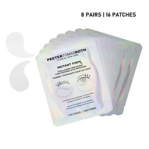 🐦Last 3 Hours: 70% OFF🔥 - Collagen Eye Patches (8 Pairs) with Niacinamide & Hyaluronic Acid for Firming, Hydration, & Brightening