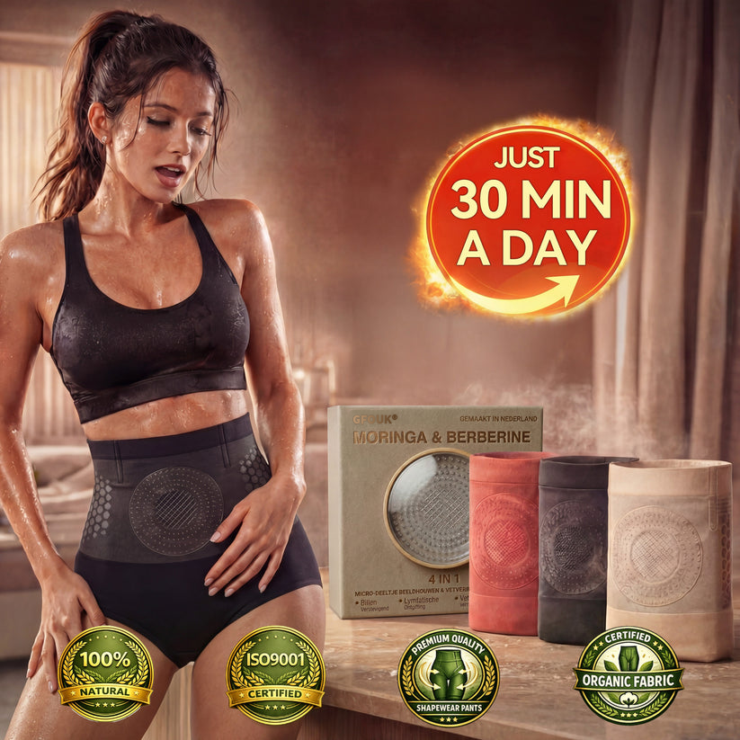 🫧🐆𝐌𝐨𝐫𝐢𝐧𝐠𝐚 & 𝐁𝐞𝐫𝐛𝐞𝐫𝐢𝐧𝐞 4‑In‑1 Micro‑Particle Sculpting & Fat‑Burn Shorts