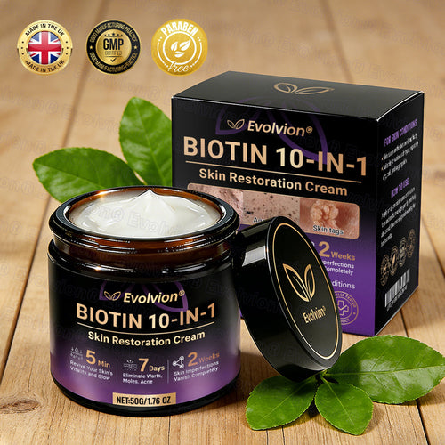 Made and Shipped from UK ✨Evolvion® Biotin 10-in-1 Skin Restoration Cream 👑