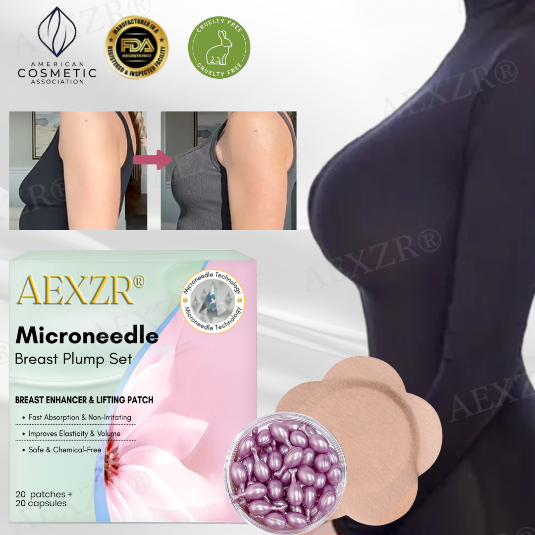AEXZR® Microneedle Breast Plump Set - LIMITED-TIME OFFER | Let out the Best Confidence in YOU!💕