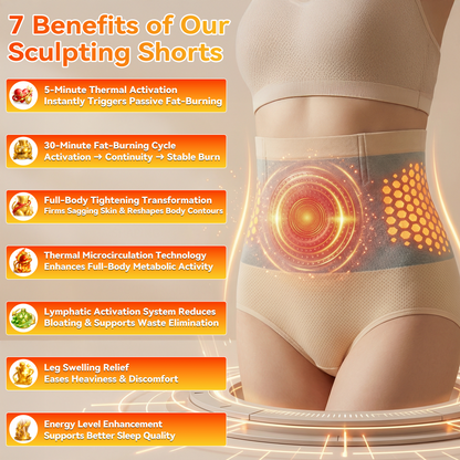 🫧🐆𝐌𝐨𝐫𝐢𝐧𝐠𝐚 & 𝐁𝐞𝐫𝐛𝐞𝐫𝐢𝐧𝐞 4‑In‑1 Micro‑Particle Sculpting & Fat‑Burn Shorts