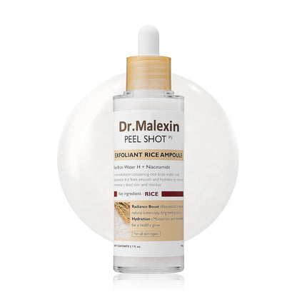 AQA✨✨Last Day 50%OFF:Peel Shot Glow White Rice Peeling Ampoule