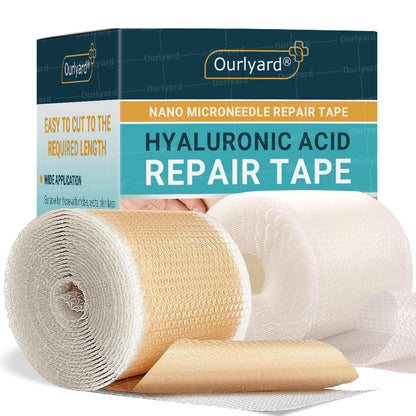 ✅Official Store |Ourlyard® Hyaluronic Acid Nano Microneedle Repair Tape🗽🎉(Treatment of old and new scars, reduction of surgical scars, stretch marks, keloids, acne, burns, warts, dermatomes and varicose veins)