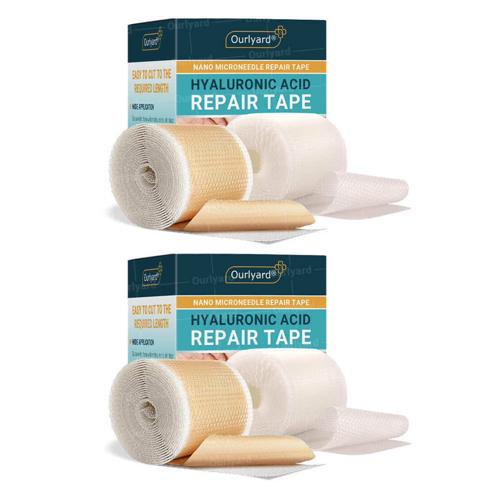 ✅Official Store |Ourlyard® Hyaluronic Acid Nano Microneedle Repair Tape🗽🎉(Treatment of old and new scars, reduction of surgical scars, stretch marks, keloids, acne, burns, warts, dermatomes and varicose veins)