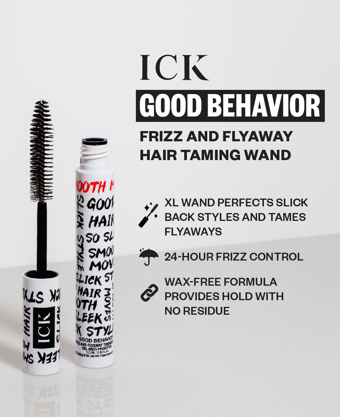 Last 3 Hours: 70% OFF🔥Good Behavior Lightweight Gel Hair Taming Wand for Frizz & Flyaways