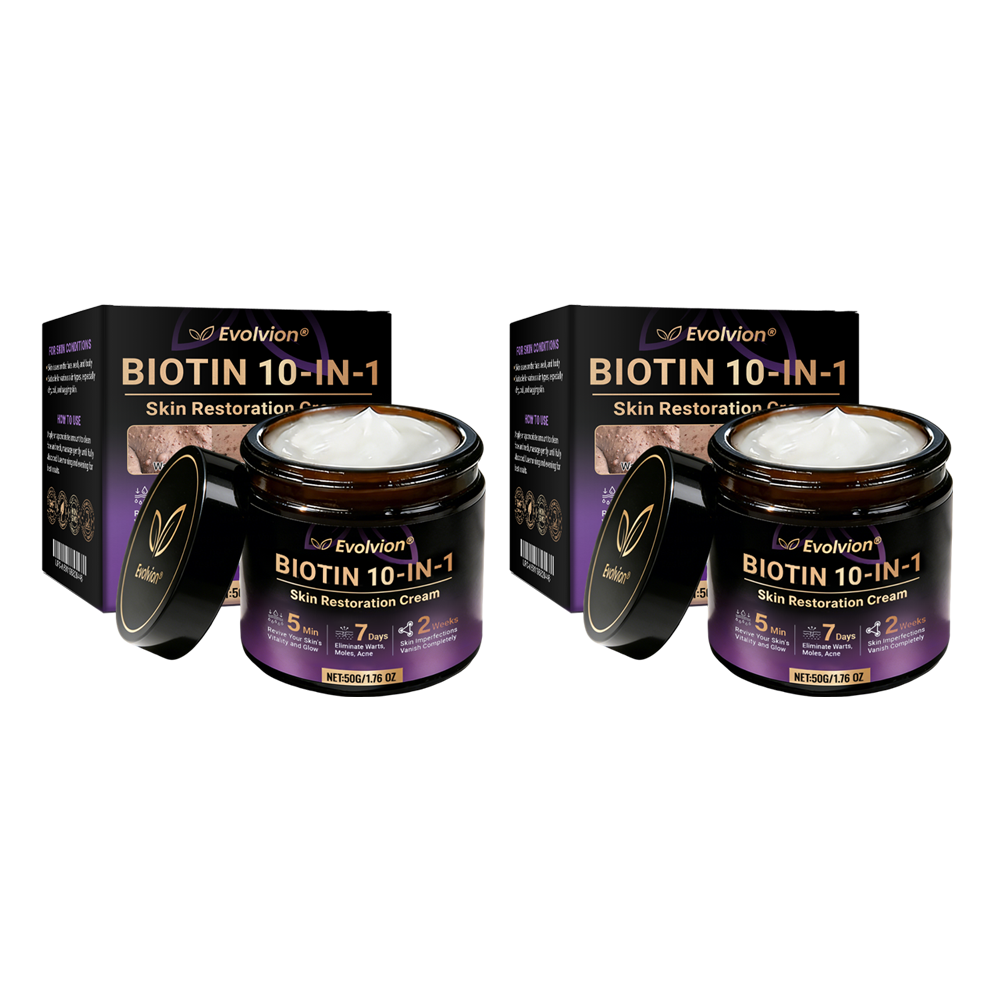Made and Shipped from UK ✨Evolvion® Biotin 10-in-1 Skin Restoration Cream 👑