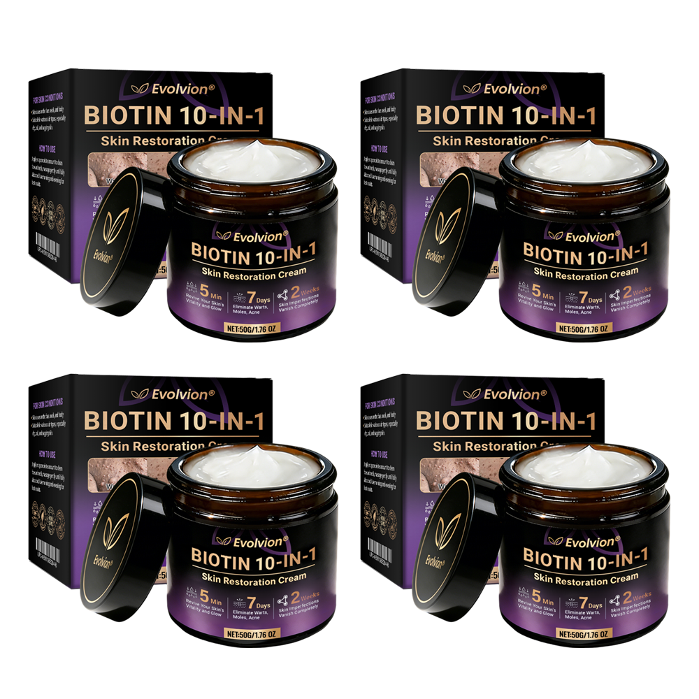 Made and Shipped from UK ✨Evolvion® Biotin 10-in-1 Skin Restoration Cream 👑